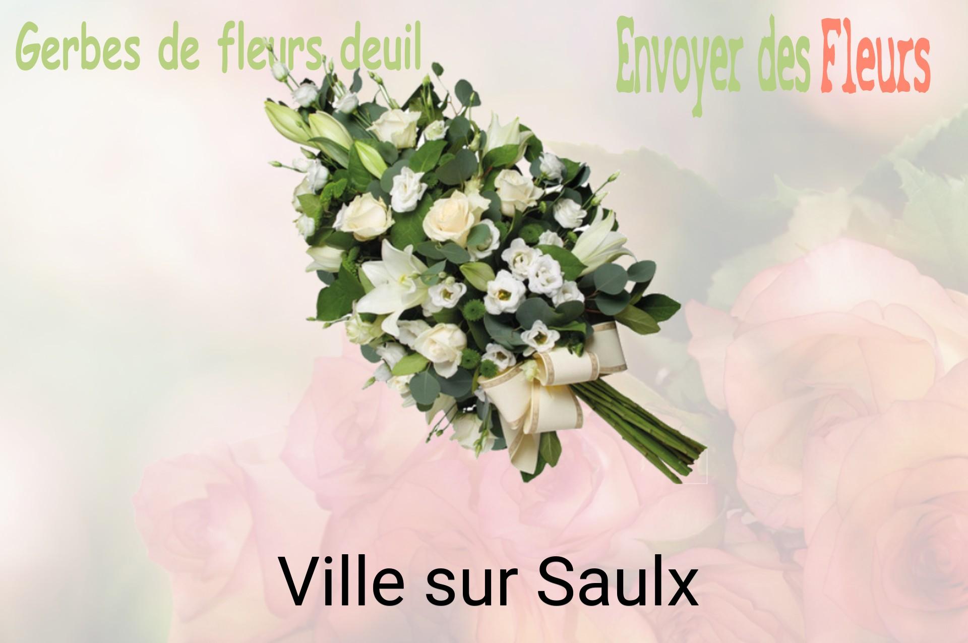 Gerbe de fleurs de deuil livrée à Ville-sur-Saulx